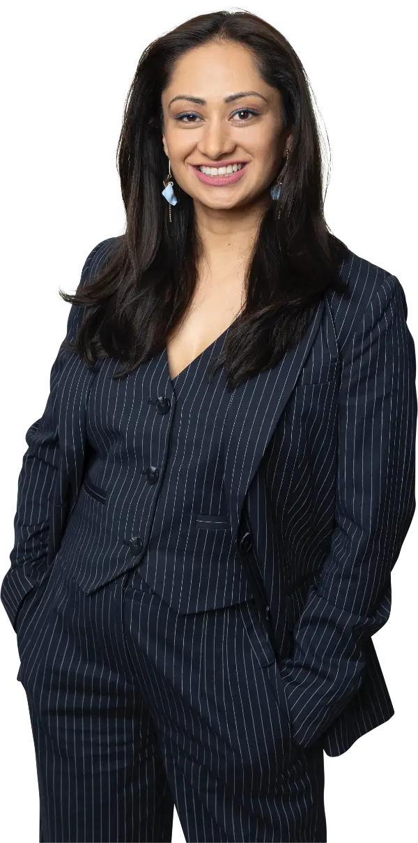 a picture of sha hotchin with her hands in her pockets